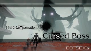 NieR Reincarnation  Cursed God Boss Battle 4k Ultrawide 189 Mode [upl. by Austen]