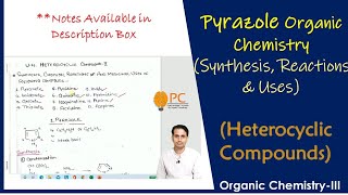 Pyrazole Organic Chemistry Structure Synthesis Chemical Reactions and Medicinal Uses [upl. by Haugen]