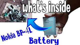 What’s Inside Nokia BP 4L Battery  Nokia Old Model Mobile Battery [upl. by Paapanen]