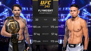 Alexandre Pantoja vs Brandon Royval Full Fight  UFC 296 Fight [upl. by Bertila]