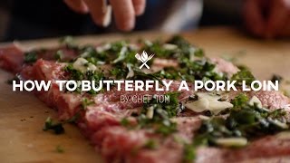 How to Butterfly a Pork Loin  Tips amp Techniques by All Things Barbecue [upl. by Iruam]