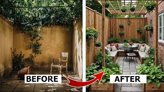 Renter Friendly Patio Makeover Ideas  Low Budget Patio Design [upl. by Alehs]