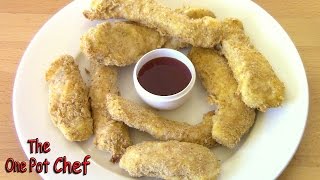 Cheesy Chicken Strips  One Pot Chef [upl. by Luigino]