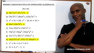 MÍNIMO COMÚN MÚLTIPLO DE EXPRESIONES ALGEBRAICASmcm [upl. by Lambertson150]