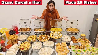 Sasural amp Maika Ki Special Dawat e Iftar Buffet l Made 20 Plus Dishes l Dawat Preperation Ideas [upl. by Muns]