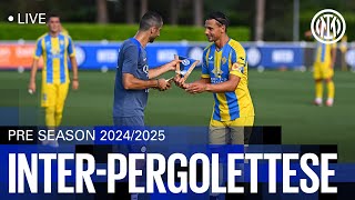 🔴 LIVE  INTER  PERGOLETTESE  PRESEASON FRIENDLY MATCH 20242025 ⚫🔵 [upl. by Kalvin]