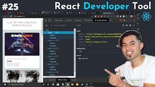 React Developer Tools  Debugging amp Error Handling in React JS in Hindi 25 [upl. by Kcirdek]