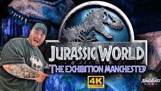 Jurassic World The Exhibition Manchester 4k Walkthrough Vlog [upl. by Ivett]