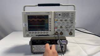 Tektronix TDS 3012 Two Channel Color Digital Phosphor Oscilloscope A 68947 [upl. by Pliner]