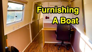 Furnishing a Canal Boat Narrowboat Life Lessons [upl. by Vic]