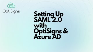 How to SetUp SAML 20 Single SignOn SSO with Azure AD [upl. by Iene]