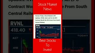 Best Stock to Invest  RVNL [upl. by Sosthena]