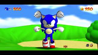 Super Mario 64 PC SONIC EDITION MOD 60FPS [upl. by Hines]