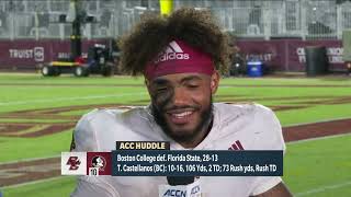 Football Thomas Castellanos on ACC Huddle Sept 2 2024 [upl. by Izawa]