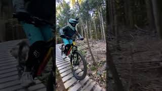 Mostek na Świście jeleniowskieścieżki enduromtb endurolife enduromountainbike mtb shortvideo [upl. by Mathia]