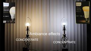 Philips Hue White ambiance light bulb comparision [upl. by Essilevi]