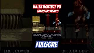 KILLER INSTINCT 95 Todos los FINALES 9 FULGORE retro killerinstinct gaming super snes [upl. by Burack645]