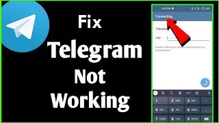 How to Fix Telegram Not Working  Telegram Connecting Problem Solved [upl. by Venable]