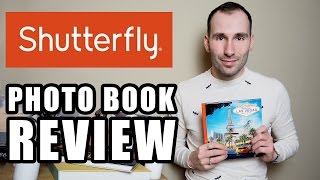 SHUTTERFLY LAY FLAT PHOTO BOOK  REVIEW [upl. by Arimihc]