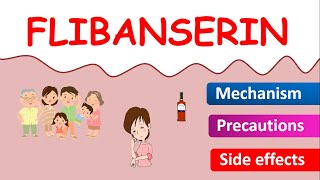 Flibanserin Addyi  Mechanism precautions side effects amp uses [upl. by Repsag]