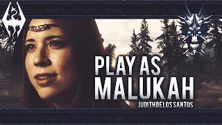 Skyrim Play as Malukah Famous Singer [upl. by Schaffel]