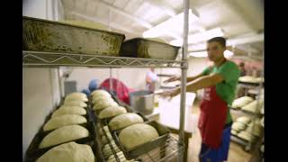 Doukhobor Bread Baking Timelapse [upl. by Rikahs293]