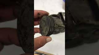 The piston was torn apart The piston from 125cc is jammed major engine repair tuningparts tuning [upl. by Nine]