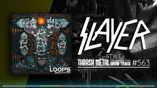 Thrash Metal Drum Track  Slayer Style  155 bpm [upl. by Secor]