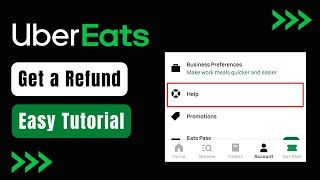 How to Get Refund in Uber Eats [upl. by Nogem]