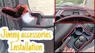 Must to have Accessories for Jimny Aplha Manual 2024 with installation [upl. by Anec389]