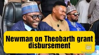 Newman on Theobarth grant disbursement [upl. by Ullyot255]