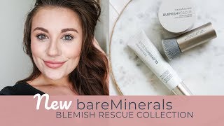 bareMinerals BLEMISH RESCUE COLLECTION TUTORIAL [upl. by Caneghem]