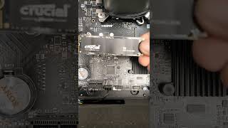 NVME installation in gaming PC short shorts pcbuild pcgaming gamingpc [upl. by Arrait121]