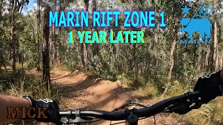 MARIN RIFT ZONE 1  2023  2024  Daisy Hill MTB Trails [upl. by Godart857]