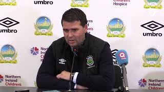 SHOCKING LINFIELD MANAGER DAVID HEALY FEARING FOR HIS OWN SAFETY AHEAD OF CELTIC MATCH IN GLASGOW [upl. by Payton]