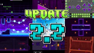 Every Geometry Dash 22 Preview MegaCut  30 MINUTES of GD 22 Teasers and Sneak Peeks [upl. by Barcus]