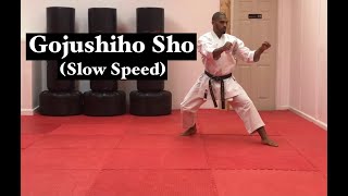 Gojushiho Sho Slow Speed Shotokan Kata by Brandon Abdullah [upl. by Weissman243]