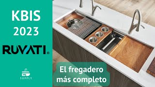 El fregadero de cocina mas completo de RUVATI  KBIS2023 [upl. by Mclain175]