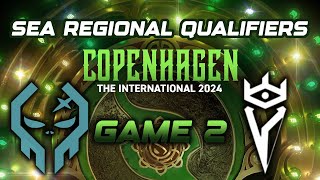 EXECRATION VS TEAM PRISM GAME 2  THE INTERNATIONAL 2024 SEA REGIONAL QUALIFIERS LOWER BRACKET [upl. by Ebneter]