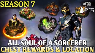 All Rewards Soul of Sorcerer MORTAL KOMBAT 1 Invasion Season 7 Skins MK1 MK1 Invasion Season 7 Skin [upl. by Kolnos]