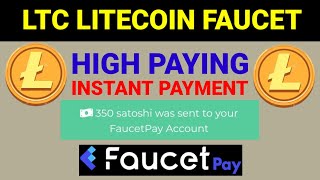 ltc litecoin faucet claim  btc mining free  trx mining site  paying faucetpay [upl. by Idrahs]