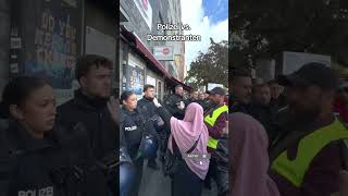 Polizei vs Demonstranten 👮🏻‍♂️🚨🇩🇪 deutschland berlin [upl. by Daphna501]