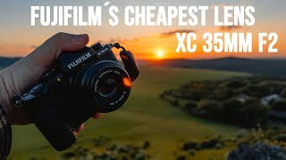 Fujifilms cheapest Lens  XC 35mm F2  Landscape POV Photography [upl. by Celeste727]