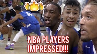 Julian Newman PROVES HES NBA READY 16 POINTS IN QUARTER VS PROS In MIAMI [upl. by Ecined586]