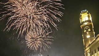 Artificii de Revelion la Oradea 20232024 🎉🍾🎆 4K [upl. by Ahsikrats]