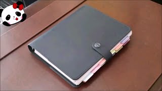 Filofax A5 with Plum Paper Insert [upl. by Aisatsan]