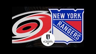 New York Rangers vs Carolina Hurricanes GAME 3 wSuperbman [upl. by Thetisa]