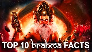 BRAHMA Hindu Mythology  Top 10 Facts [upl. by Anrahc685]