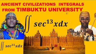 ANCIENT CIVILIZATIONS INTEGRALS FROM TIMBUKTU UNIVERSITY [upl. by Nils]