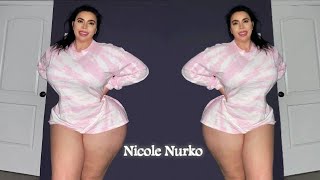 Nicole Nurko 🇺🇸 Plus Size Model Curvy Bio and Wiki Height amp Weight Measurements [upl. by Alejna]